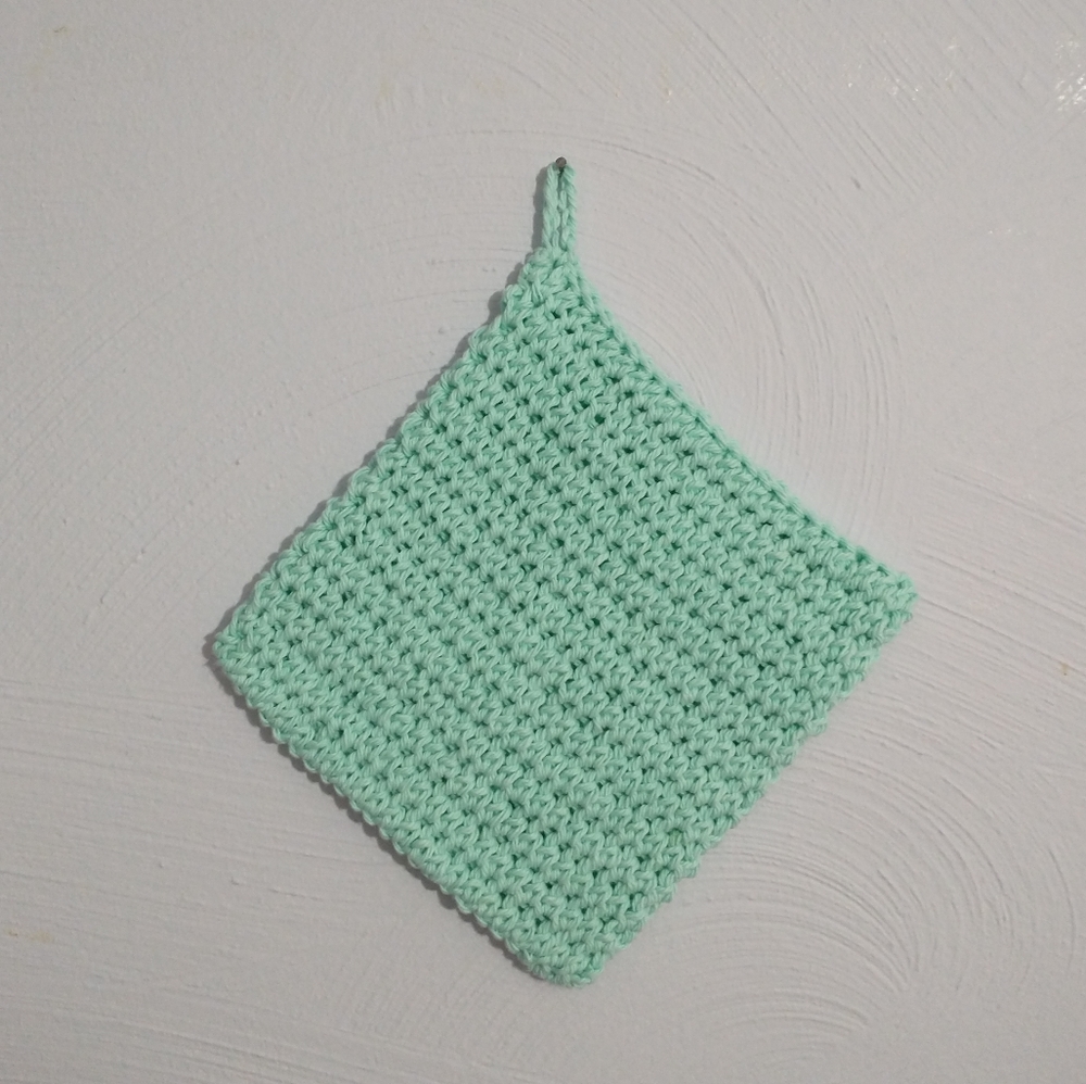 HOST PICK - Crochet Double Thick Potholder - Mint